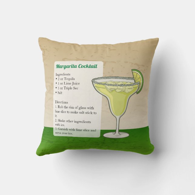 Margarita Cocktailrecept Kussen (Achterkant)