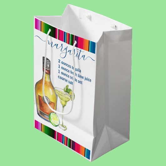 Margarita Cocktailrecept Waterverf Medium Cadeauzakje