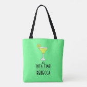 Margarita Cocktails Bachelorette Feest Tote Bag (Achterkant)