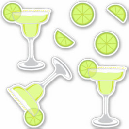 Margarita Cocktails en Limoen Sticker