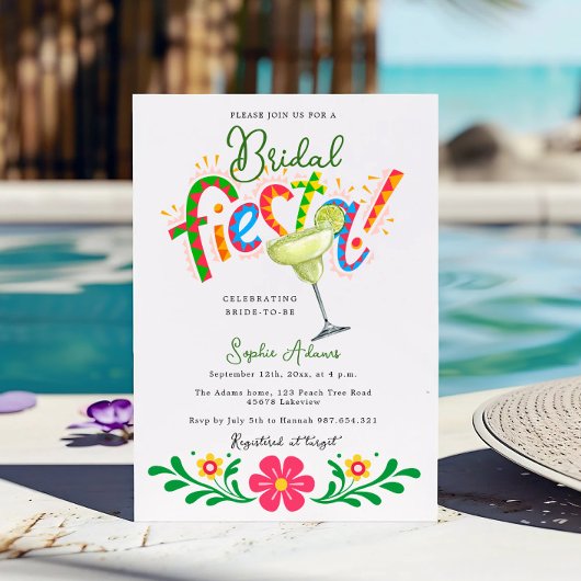 Margarita Coctail Mexicaans Fiesta Vrijgezellenfee Kaart