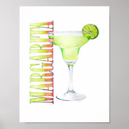 Margarita Colored Pencil Tekening Poster