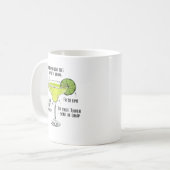 Margarita Concoction Stemless Of je houdt van zout Koffiemok (Voorkant links)