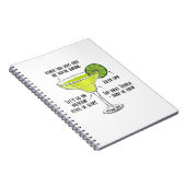 Margarita Concoction Stemless Of je houdt van zout Notitieboek (Rechterzijde)