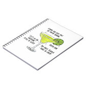 Margarita Concoction Stemless Of je houdt van zout Notitieboek (Linkerzijde)