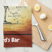 Margarita Custom Bar Gold Aangepast Theedoek (Quarter Fold)