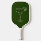Margarita Custom en Schattige Pickleball Club Padd Pickleball Paddle (Achterkant)