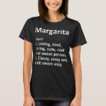 MARGARITA Definition Personalised Funny Birthday G T-shirt<br><div class="desc">MARGARITA Definition Personalized Funny Birthday Gift Idee</div>