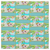Margarita Dolfijn Splash Stof (Swatch)