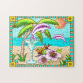 Margarita Dolphin Splash Legpuzzel (Horizontaal)