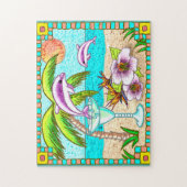 Margarita Dolphin Splash Legpuzzel (Verticaal)