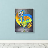 Margarita Dragon 8x10 Canvas Afdrukken (Insitu (Houten vloer))
