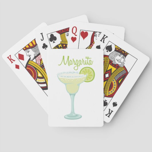 Margarita drank pokerkaarten (Achterkant)