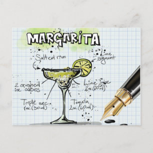 Margarita Drink- Cocktailgeschenk Briefkaart