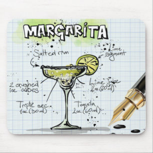Margarita Drink- Cocktailgeschenk Muismat