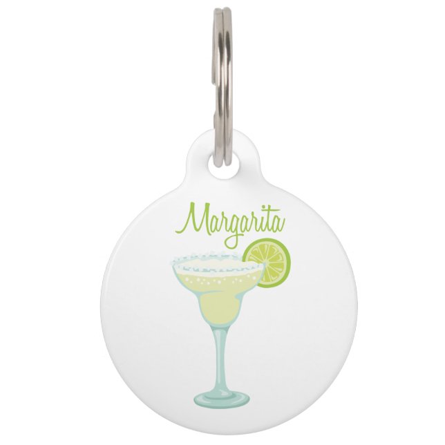 Margarita Drink Huisdierpenning (Voorkant)