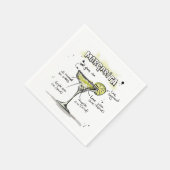 Margarita Drink Recept Cocktail servet (Hoek)