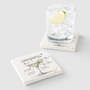 Margarita Drink Recipe Design Stenen Onderzetter