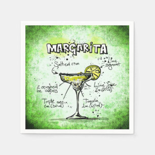 Margarita Drink Recipe Servetten