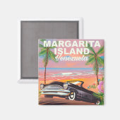 Margarita Eiland - Venezuela reisposter Magneet (Voorkant / Achterkant)