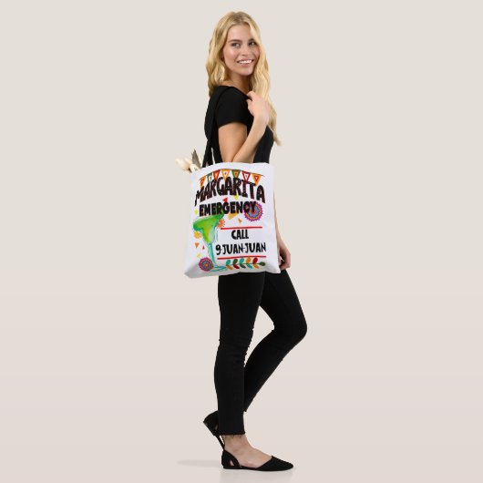 Margarita Emergency Call 9 Juan Funny Mexican Tote Bag (Op model)