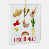 Margarita En Bow Coquette Cinco De Mayo Keramisch Ornament (Rechts)