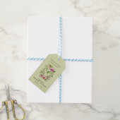 Margarita Feest Bloem Bruidsborrel Cadeaulabel (Met Touw)
