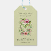 Margarita Feest Bloem Bruidsbruiloft Cadeaulabel (Voorkant)