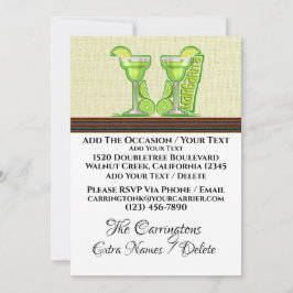 Margarita Feest - Zie Achterzijde - Kaart