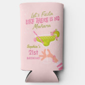 Margarita Fiesta Adult Verjaardagsfeest Koelboxxen Seltzer Blikjeskoeler (Voorkant)