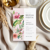 Margarita Fiesta Floral Vrijgezellenfeest Kaart