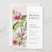 Margarita Fiesta Floral Vrijgezellenfeest Kaart (Voorkant)