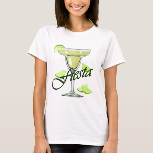 Margarita Fiesta Party T-shirt (Voorkant)