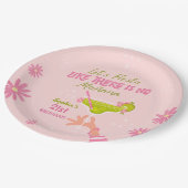 Margarita Fiesta Verjaardagsfeestje Papieren Borde Papieren Bordje (Gekanteld)