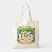 Margarita Flamingo Schoudertas Tote Bag (Achterkant)