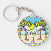 Margarita Flamingo Sleutelhanger (Voorkant)