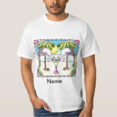 Margarita Flamingo T-shirt (Voorkant)