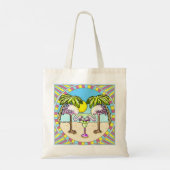 Margarita Flamingo Tote Bag (Achterkant)