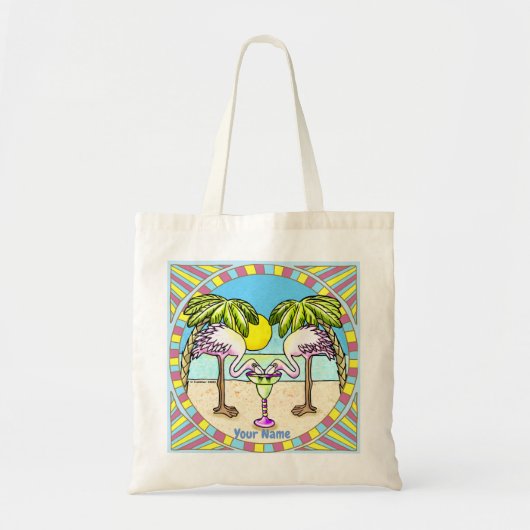 Margarita Flamingo Tote Bag (Voorkant)