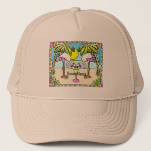 Margarita Flamingo Trucker Pet