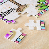 Margarita Flamingos Jigzaag Puzzle Legpuzzel (Zijkant)