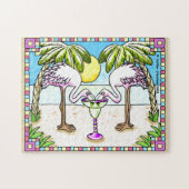 Margarita Flamingos Legpuzzel (Horizontaal)