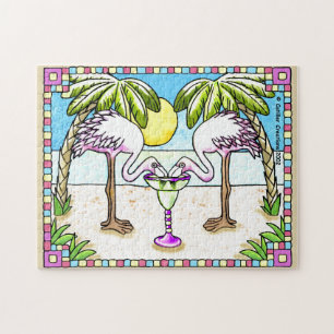Margarita Flamingos Legpuzzel