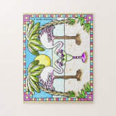 Margarita Flamingos Legpuzzel (Verticaal)