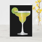 Margarita Funny Happy Birthday met een Korrel van Kaart (Gele Bloem)