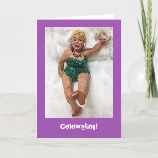 Margarita Girl Birthday Card Kaart (Voorkant)