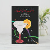 Margarita Glass Party - Uitnodiging (Staand voorkant)