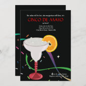 Margarita Glass Party - Uitnodiging (Voorkant / Achterkant)