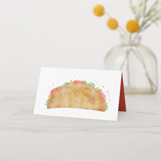 Margarita Glass, Tequila en Taco Fiesta Plaatskaartje (Achterkant)