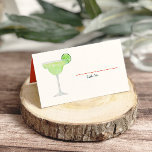 Margarita Glass, Tequila en Taco Fiesta Plaatskaartje<br><div class="desc">Deze plaatskaart is voorzien van een schilderij van een waterverf van een margarita glas en taco. Pas aan met uw informatie en verander om het even welke formulering om uw gebeurtenis aan te passen.</div>